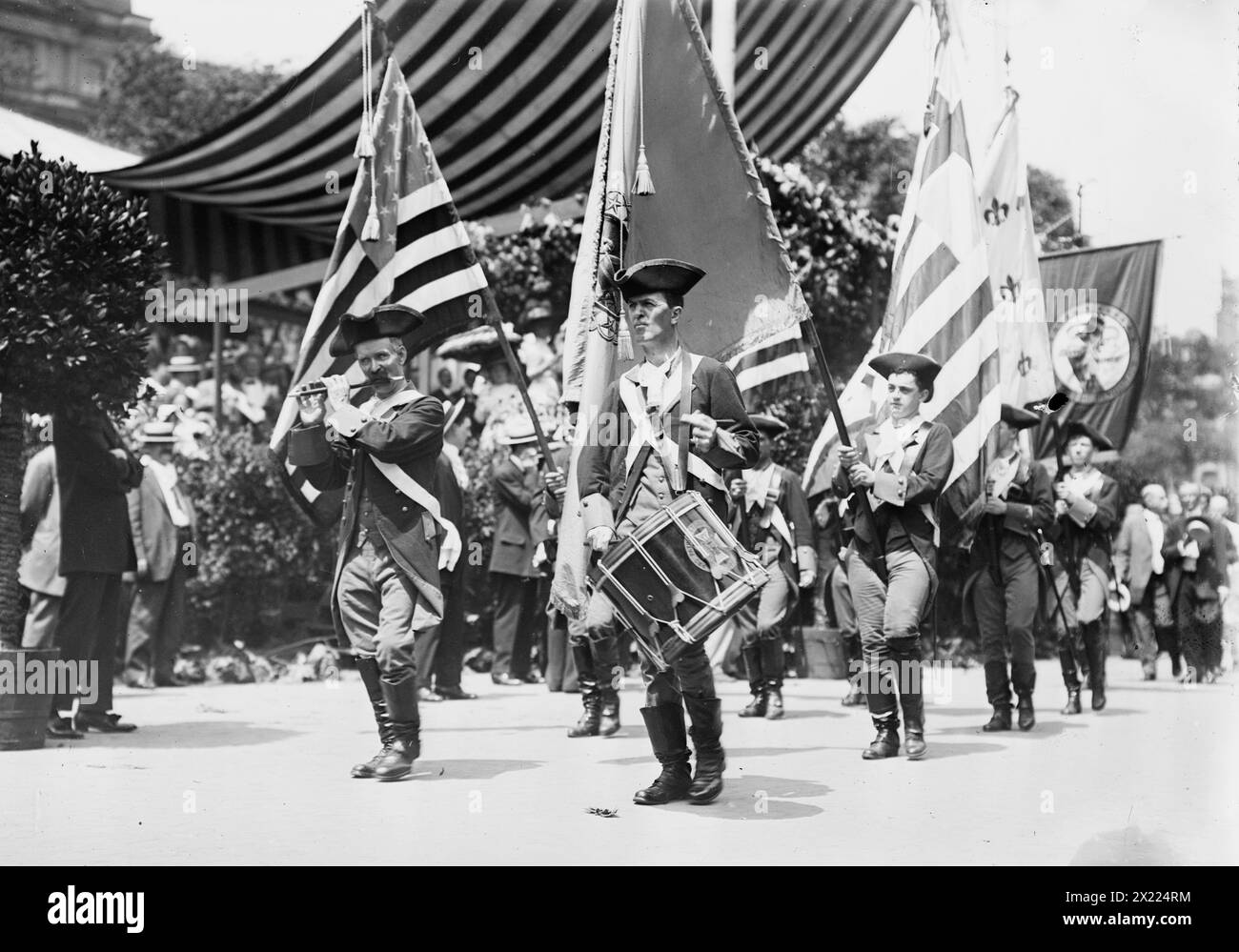 Défilé du 4 juillet, 1911, N.Y., 1911. Banque D'Images