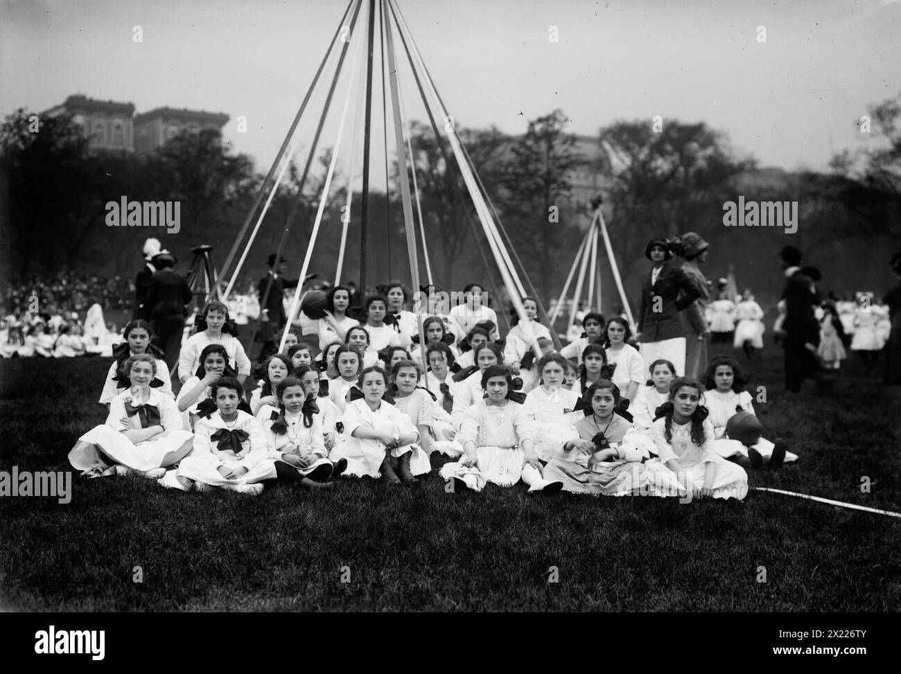May Pole - Central Park, entre c1910 et c1915. Banque D'Images