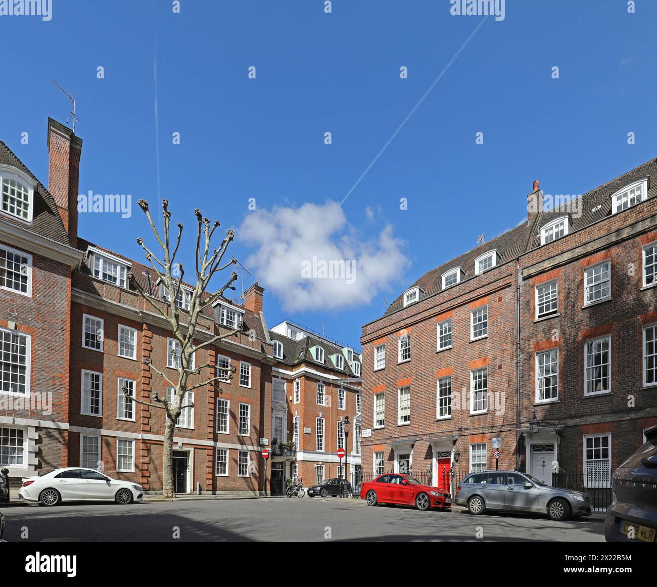 Maisons géorgiennes sur Smith Square, Westminster, Londres, Royaume-Uni Banque D'Images