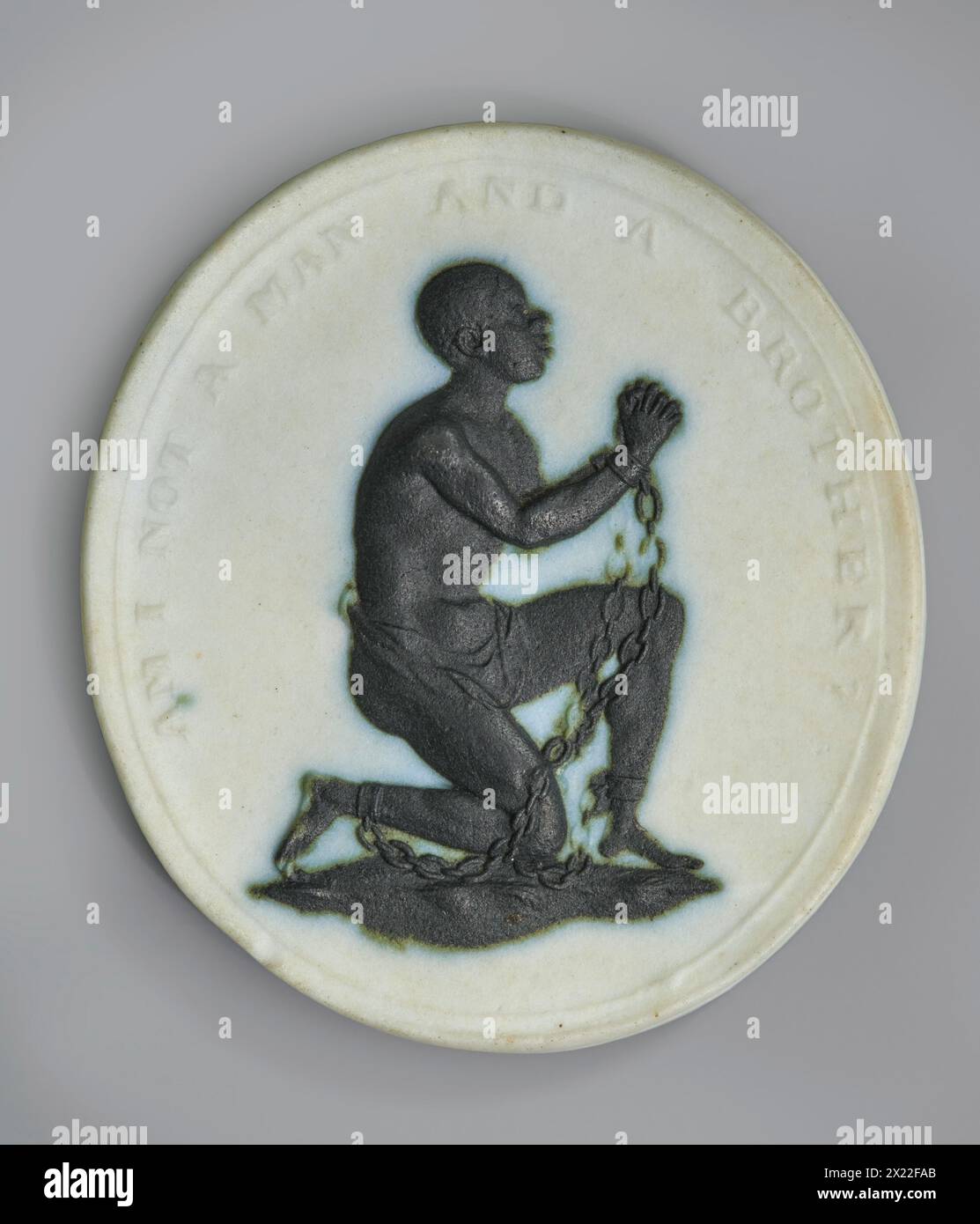 Médaillon produit pour la Société pour l'abolition de la traite des esclaves, c1787-1790. Banque D'Images