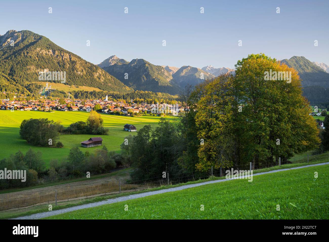 Oberstdorf, Alpes de Allgäu, Allgäu, Bavière, Allemagne Banque D'Images