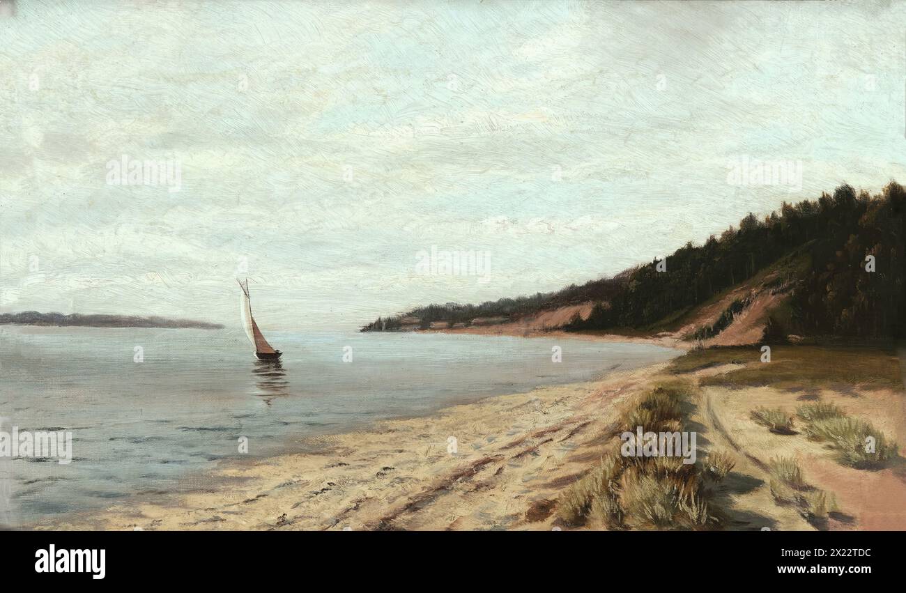 Après-midi voile, 1890. Banque D'Images