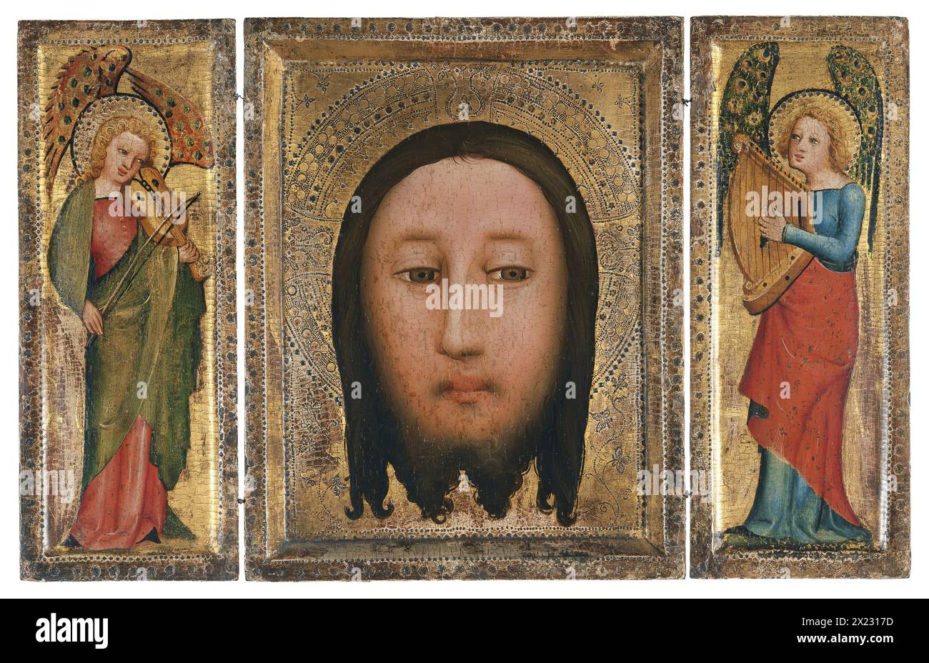 Triptyque de la Sainte face, 1390. Banque D'Images
