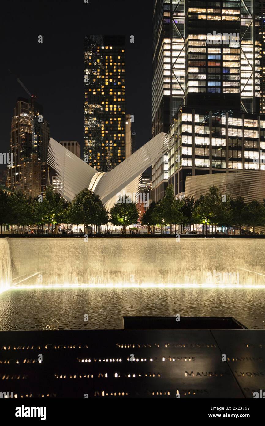 National September 11 Memorial and Museum, Oculus ConcourseManhattan, New York City, New York, États-Unis, New York City, New York, États-Unis Banque D'Images