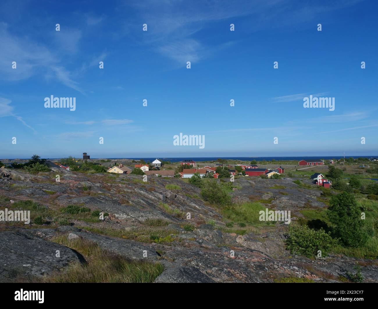 Loin du continent, l'île sauvage et magnifique de Utö, en Finlande Banque D'Images