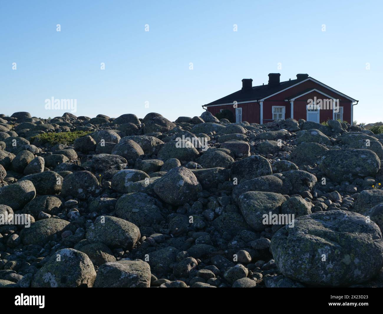 Loin du continent, l'île sauvage et magnifique de Utö, en Finlande Banque D'Images