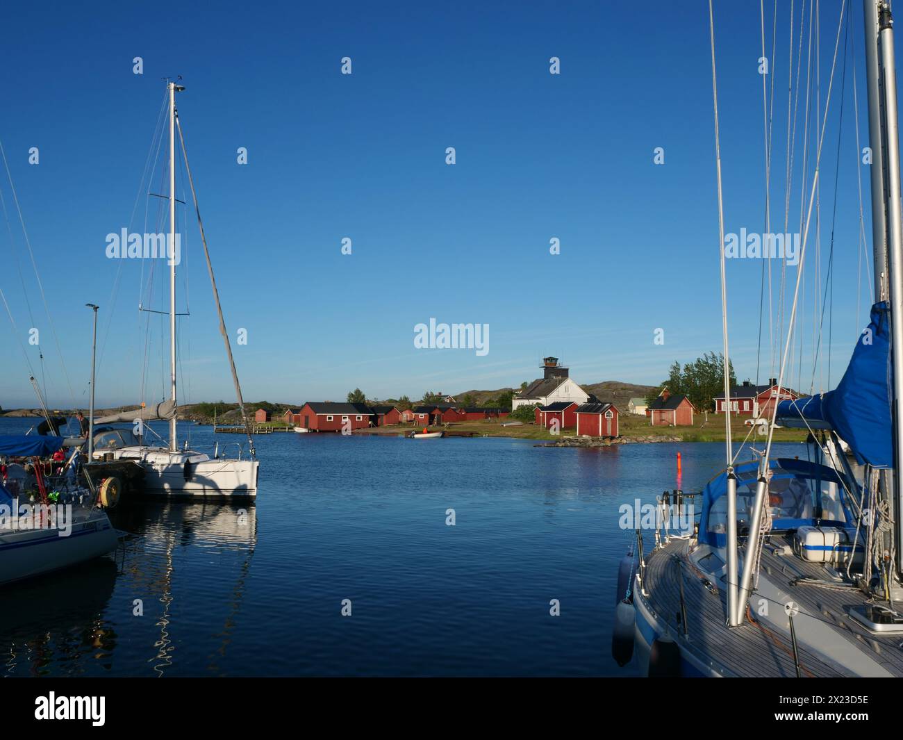 Loin du continent, l'île sauvage et magnifique de Utö, en Finlande Banque D'Images