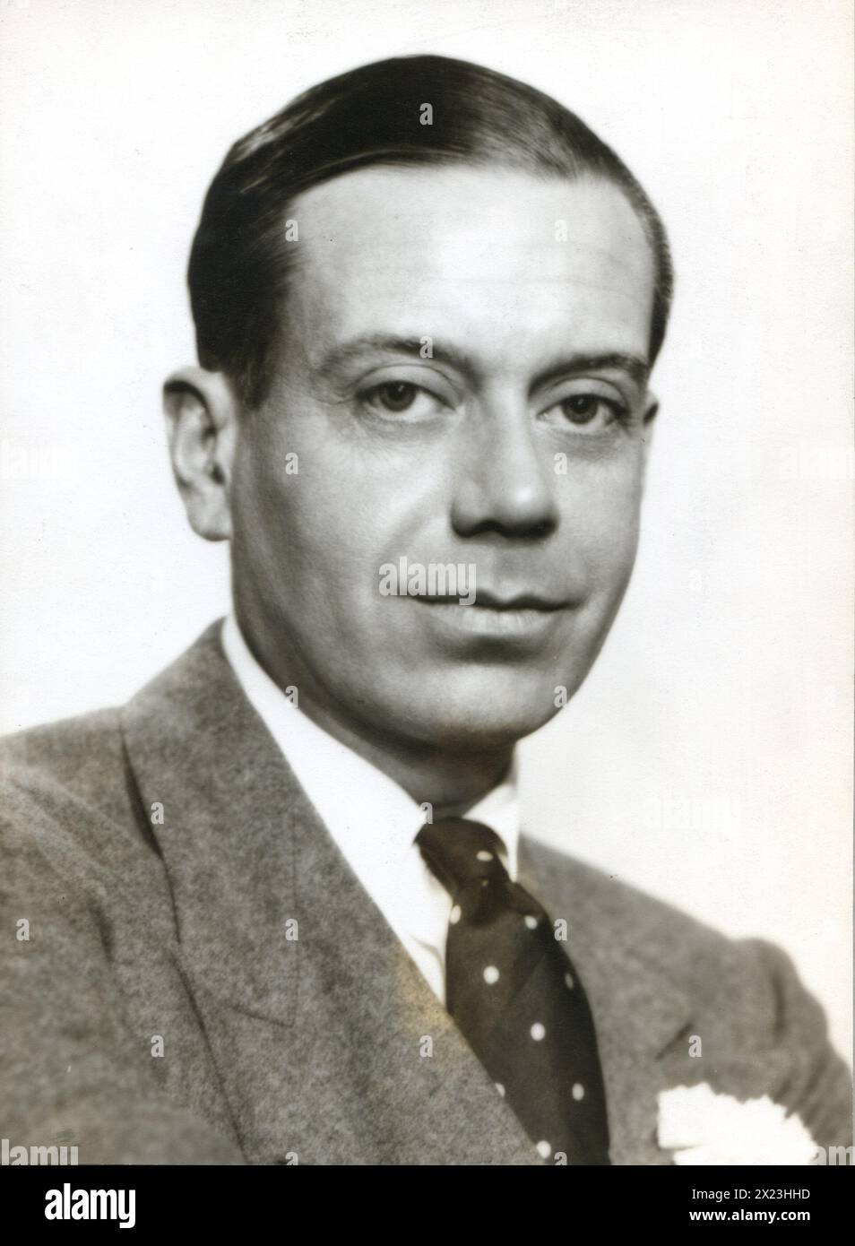Auteur-compositeur Cole porter (1891-1964), compositeur et auteur-compositeur américain de chansons populaires souvent utilisées à Broadway et dans les comédies musicales hollywoodiennes. Banque D'Images