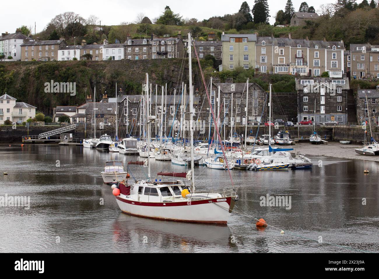 Port de Porthmadog Banque D'Images