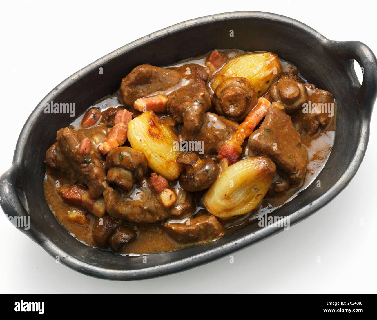 Boeuf Bourguignon Banque D'Images