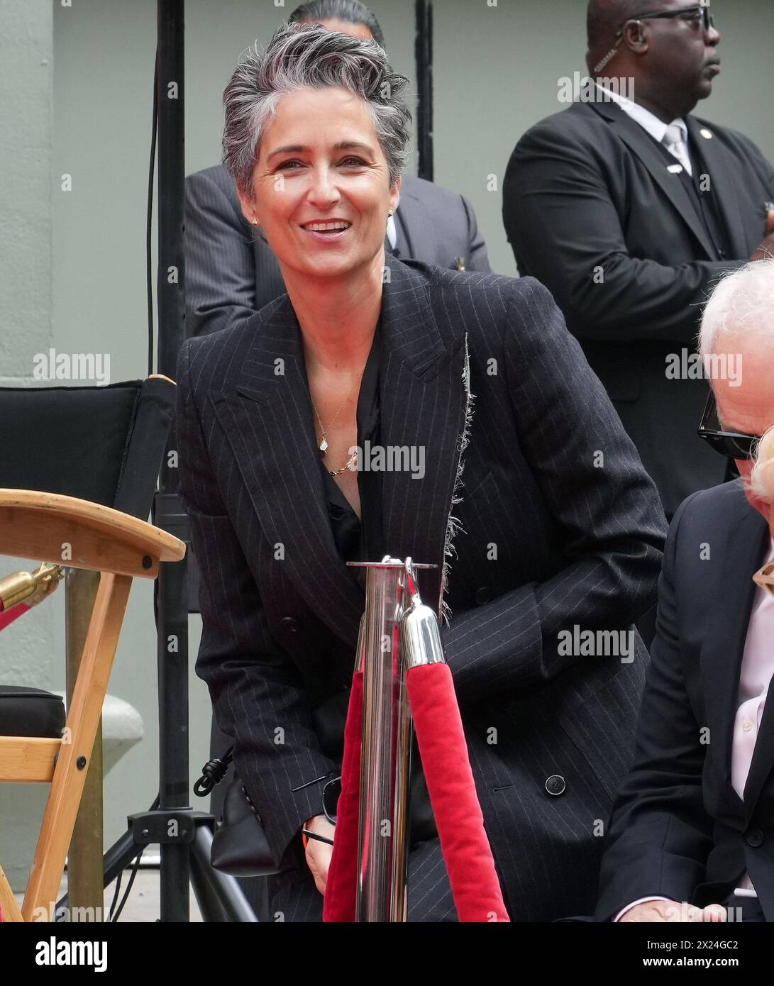 Los Angeles, États-Unis. 19 avril 2024. Alexandra Hedison à la cérémonie de Jodie Foster Hand Footprint qui s'est tenue au TCL Chinese Theatre à Hollywood, CA le vendredi 19 avril 2024. (Photo de Sthanlee B. Mirador/Sipa USA) crédit : Sipa USA/Alamy Live News Banque D'Images