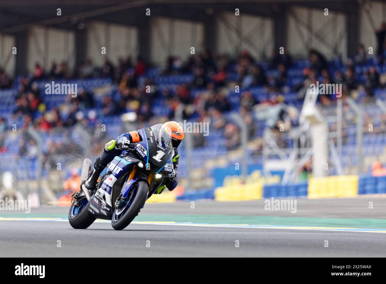 Le Mans, France. 15 juin 2023. 01 CANEPA Noccolo, (ITA), FRITZ Marvin, (GER), HANIKA Karel, (CZE), MULHAUSER Robin, (sui), YAMAHA YZF - R1, YART YAMAHA, (AUT), Formula EWC, action pendant les 24 heures du Mans 2024 du 18 au 21 avril, au Mans, France - photo Alexandre Guillaumot/DPPI crédit : DPPI Media/Alamy Live News Banque D'Images