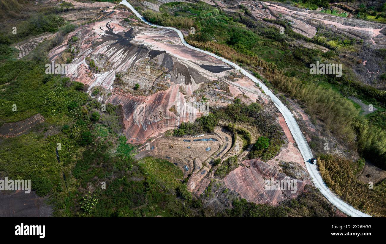 Empreintes anciennes Banque D'Images