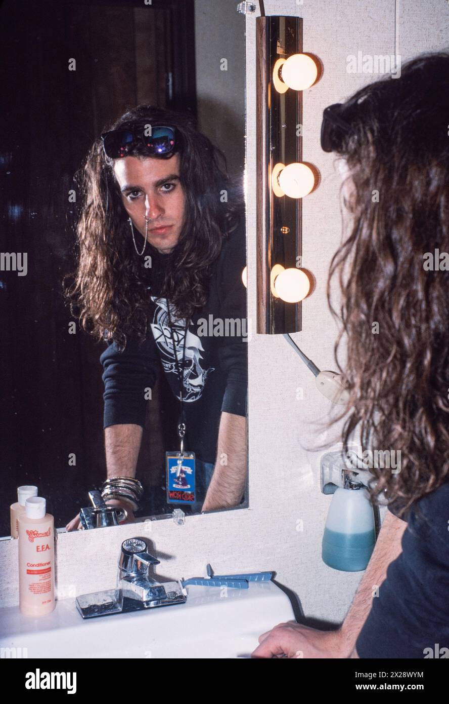 Rachel Bolan Santa Clara, Californie 1987 crédit : Ross Pelton/MediaPunch Banque D'Images