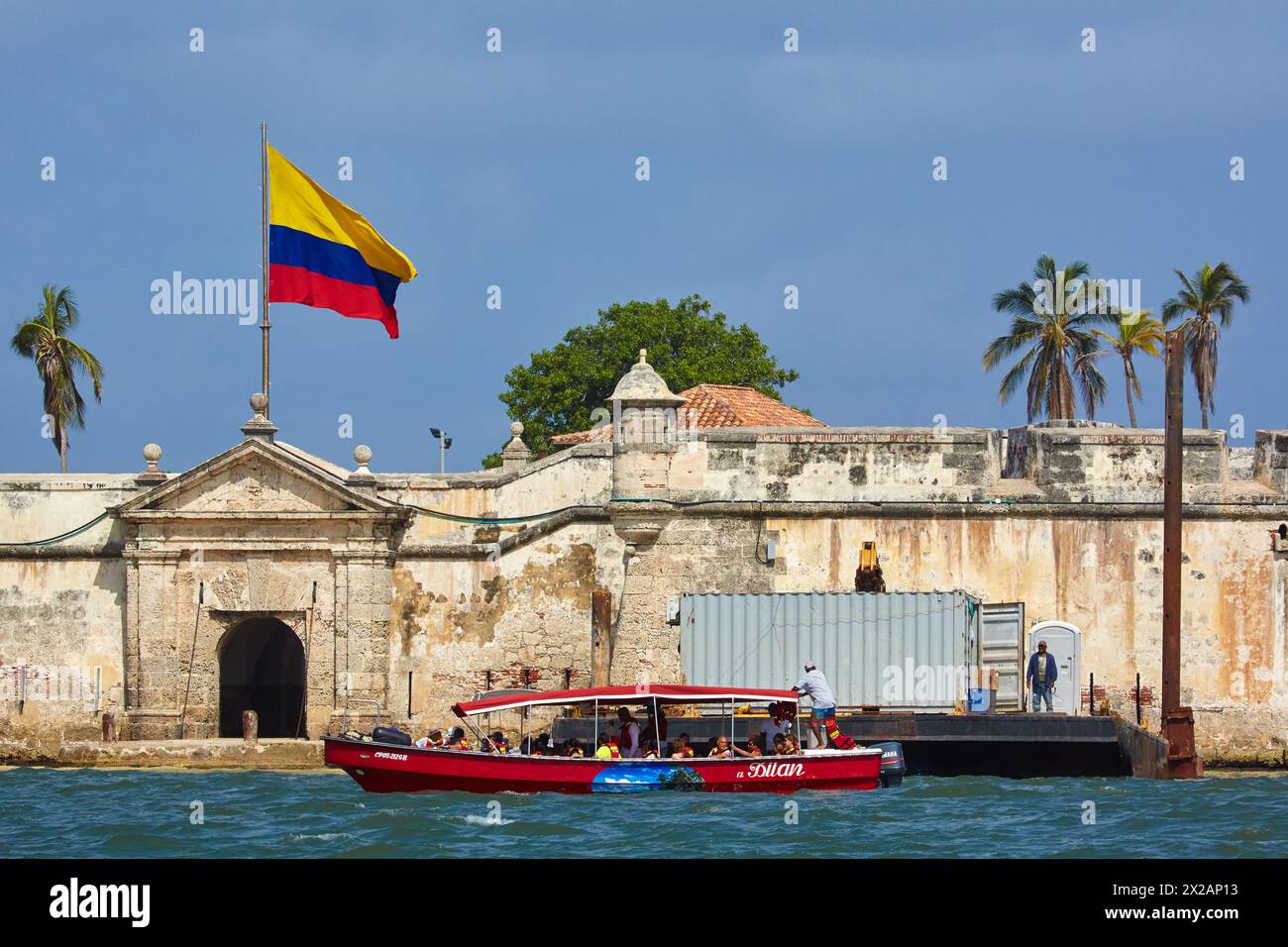 Fuerte de San Fernando de Bocachica, Cartagena de Indias, Bolivar, Colombie, Amérique du Sud Banque D'Images