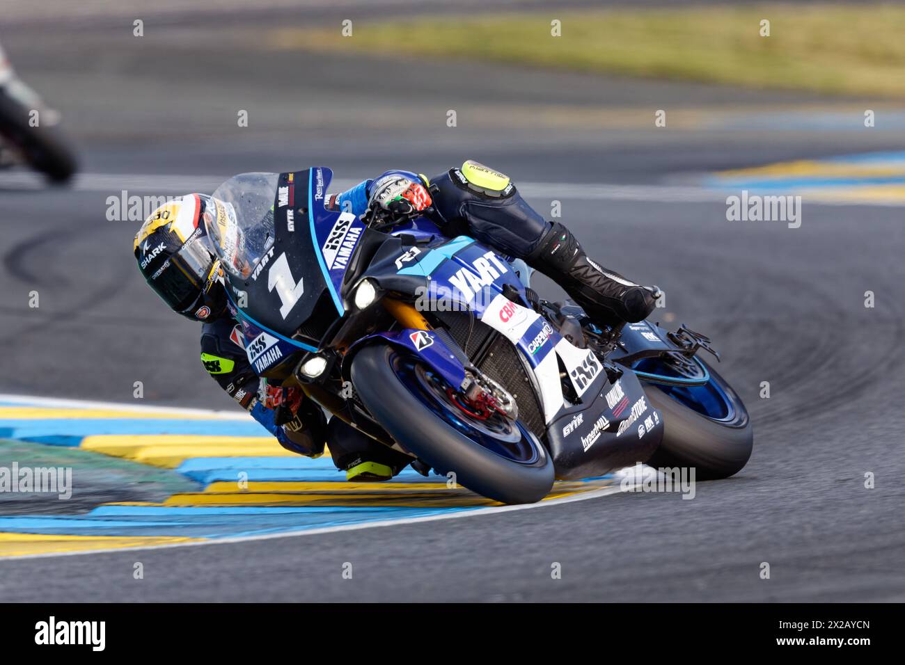 Le Mans, France. 15 juin 2023. 01 CANEPA Noccolo, (ITA), FRITZ Marvin, (GER), HANIKA Karel, (CZE), MULHAUSER Robin, (sui), YAMAHA YZF - R1, YART YAMAHA, (AUT), Formula EWC, action pendant les 24 heures du Mans 2024 du 18 au 21 avril, au Mans, France - photo Alexandre Guillaumot/DPPI crédit : DPPI Media/Alamy Live News Banque D'Images