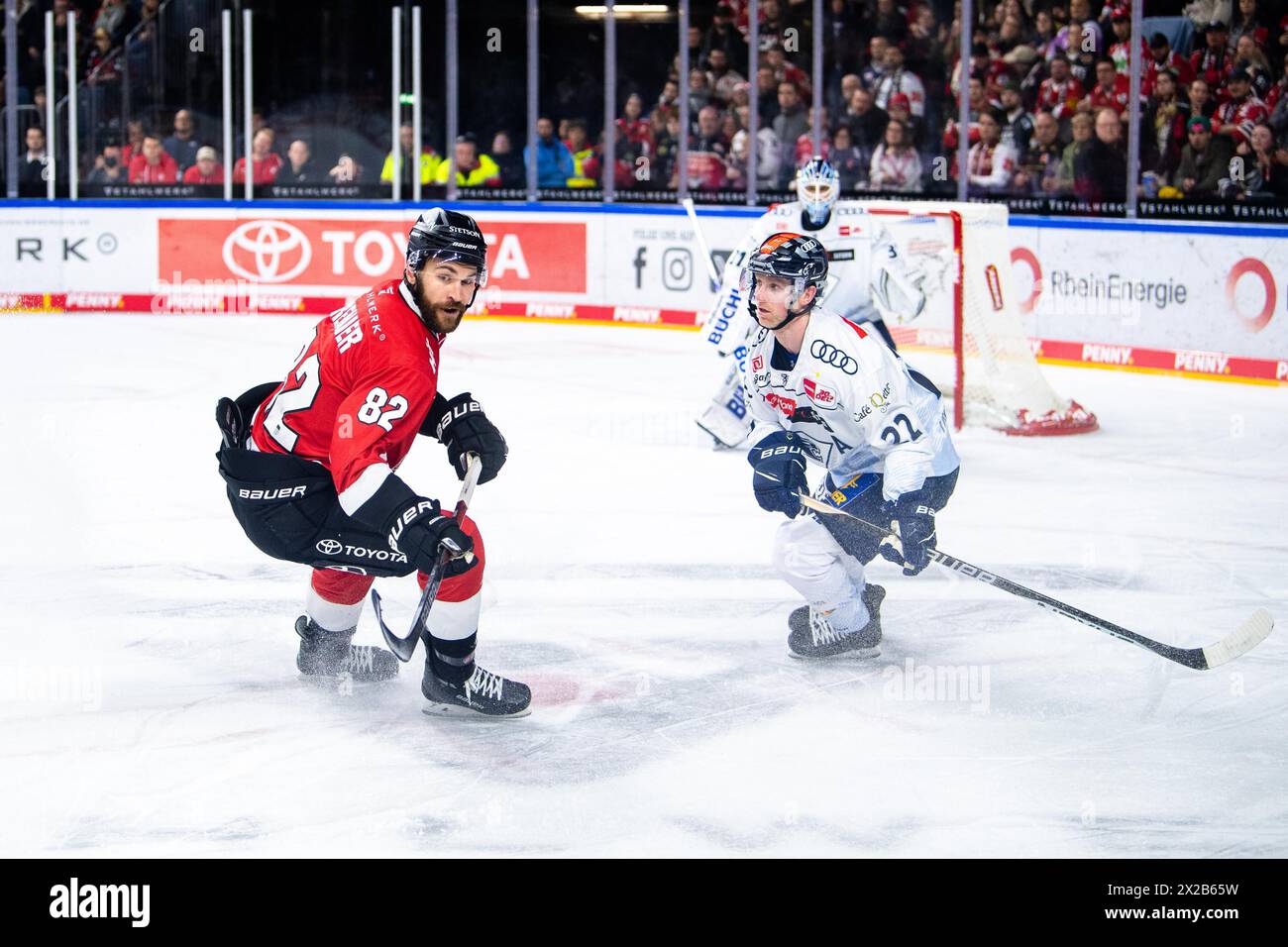 Penny DEL Season 2023 2024 Cologne Sharks vs Ingolstadt 07.12.23 Banque D'Images