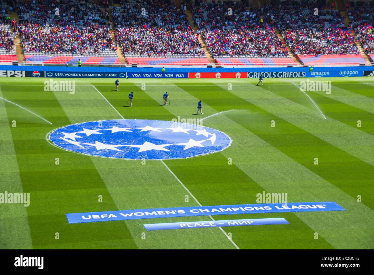 Barcelone - Ligue des champions féminines de football de Chelsea 20/04/2024 Banque D'Images