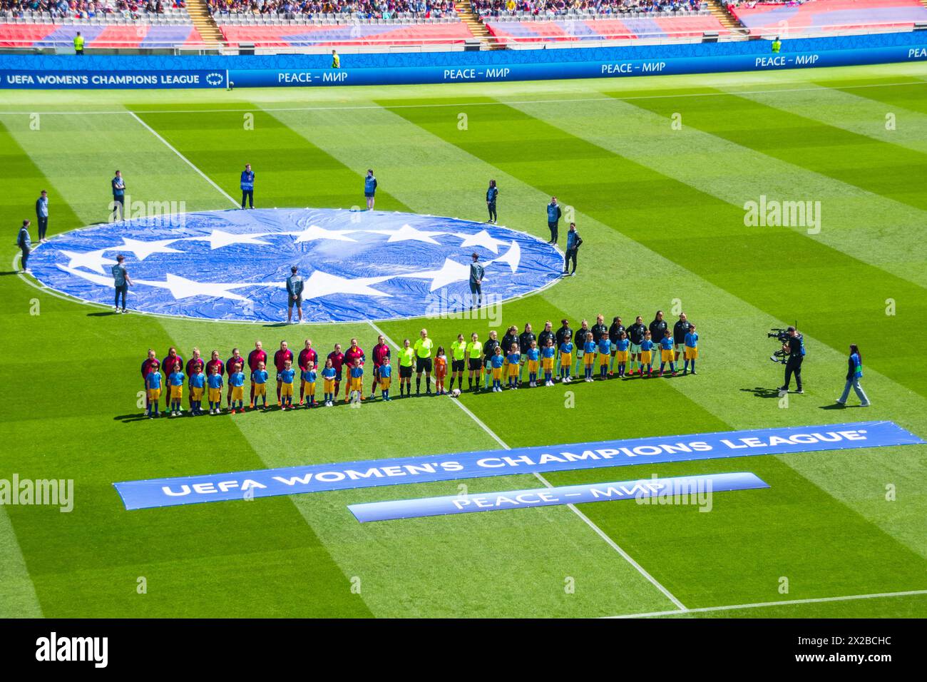 Barcelone - Ligue des champions féminines de football de Chelsea 20/04/2024 Banque D'Images