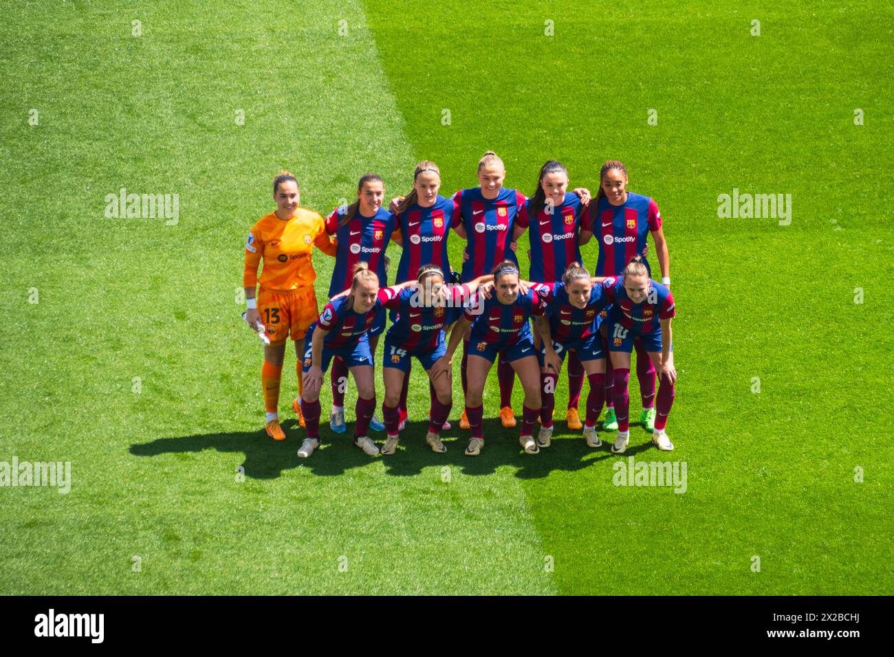 Barcelone - Ligue des champions féminines de football de Chelsea 20/04/2024 Banque D'Images