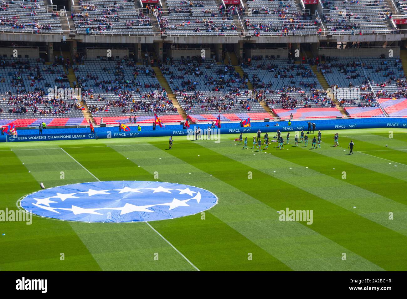 Barcelone - Ligue des champions féminines de football de Chelsea 20/04/2024 Banque D'Images