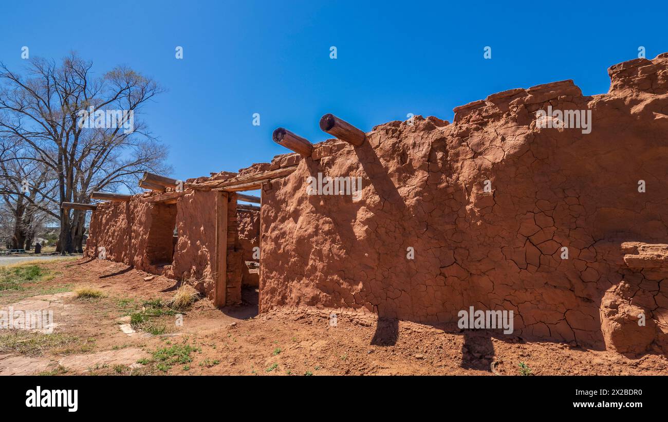 Ruines d'ABO, Salinas Pueblo missions National Monument, Abo, Nouveau-Mexique. Banque D'Images