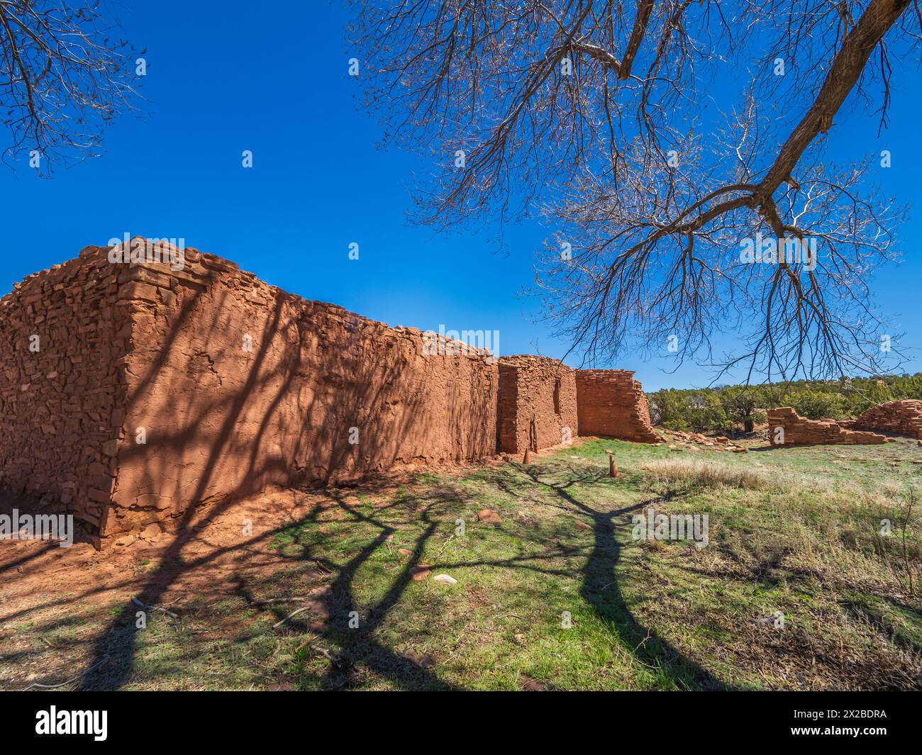 Ruines d'ABO, Salinas Pueblo missions National Monument, Abo, Nouveau-Mexique. Banque D'Images