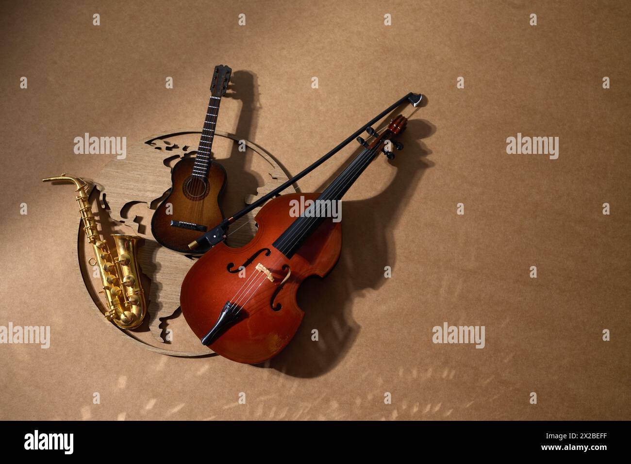 Journée internationale du jazz ou de la musique. Ensemble musical classique Banque D'Images