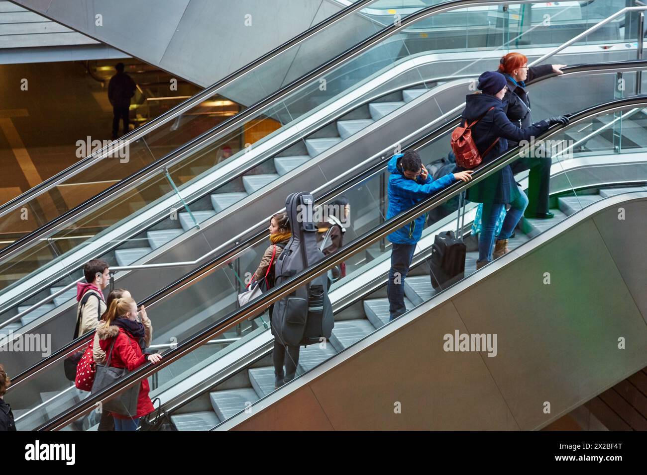 Hauptbahnhof, gare centrale de Berlin, Berlin, Allemagne Banque D'Images