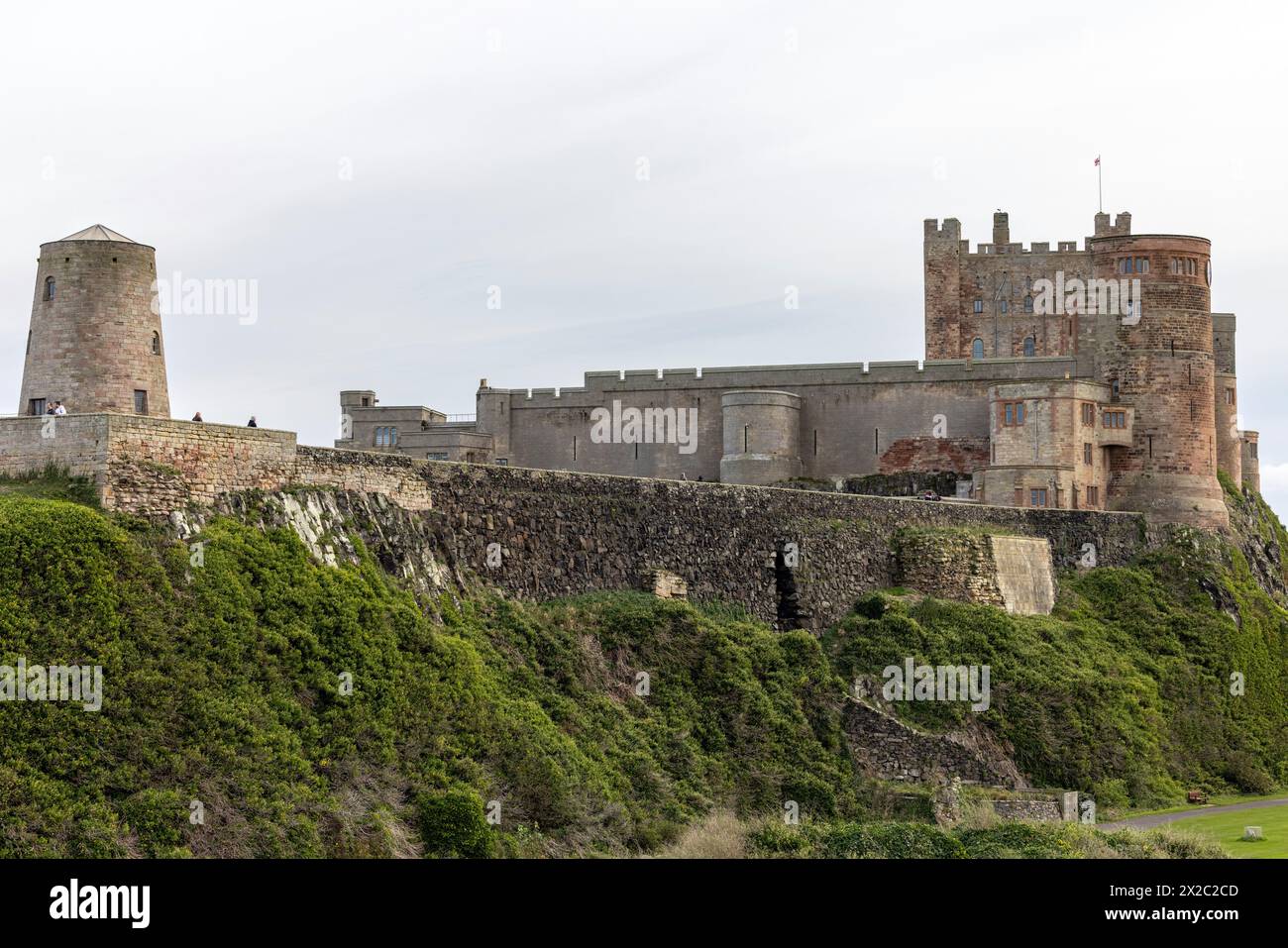 Château de Bamburgh, Northumberland Banque D'Images