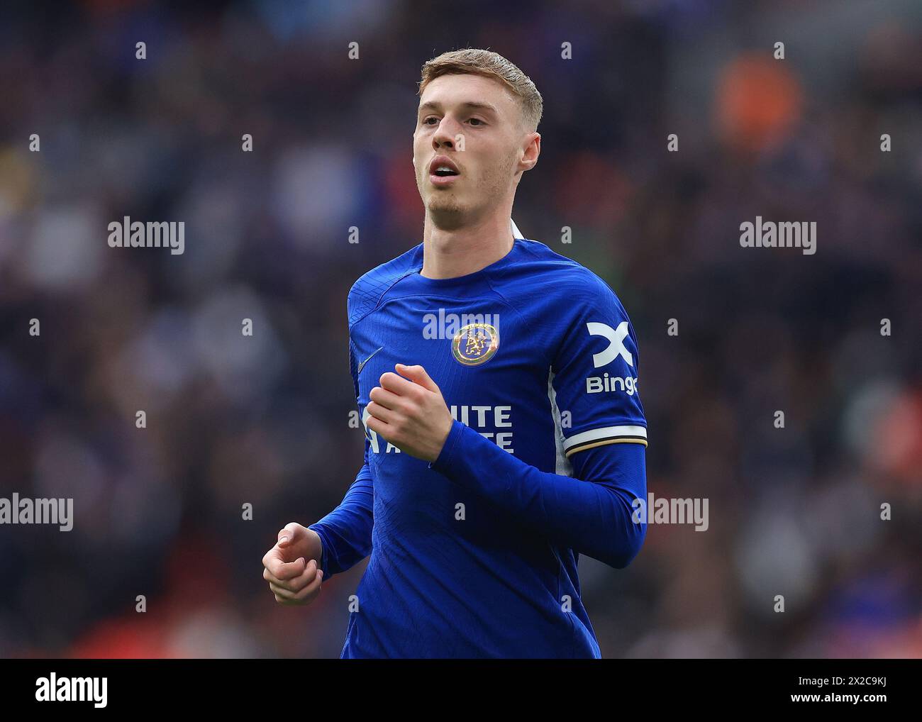 Londres, Royaume-Uni. 20 avril 2024. Cole Palmer de Chelsea lors du match de FA Cup au stade de Wembley, Londres. Le crédit photo devrait se lire : Paul Terry/Sportimage crédit : Sportimage Ltd/Alamy Live News Banque D'Images