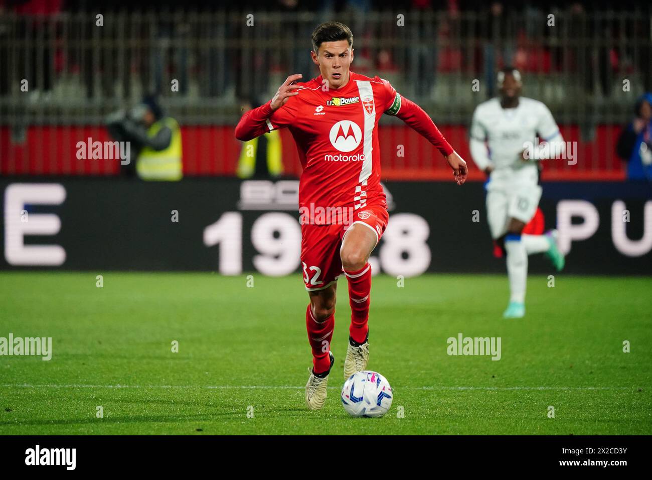 Monza, Italie. 21 avril 2024. Matteo Pessina (AC Monza) lors du championnat italien Serie A match de football entre AC Monza et Atalanta BC le 21 avril 2024 au U-Power Stadium de Monza, Italie - photo Morgese-Rossini/DPPI crédit : DPPI Media/Alamy Live News Banque D'Images