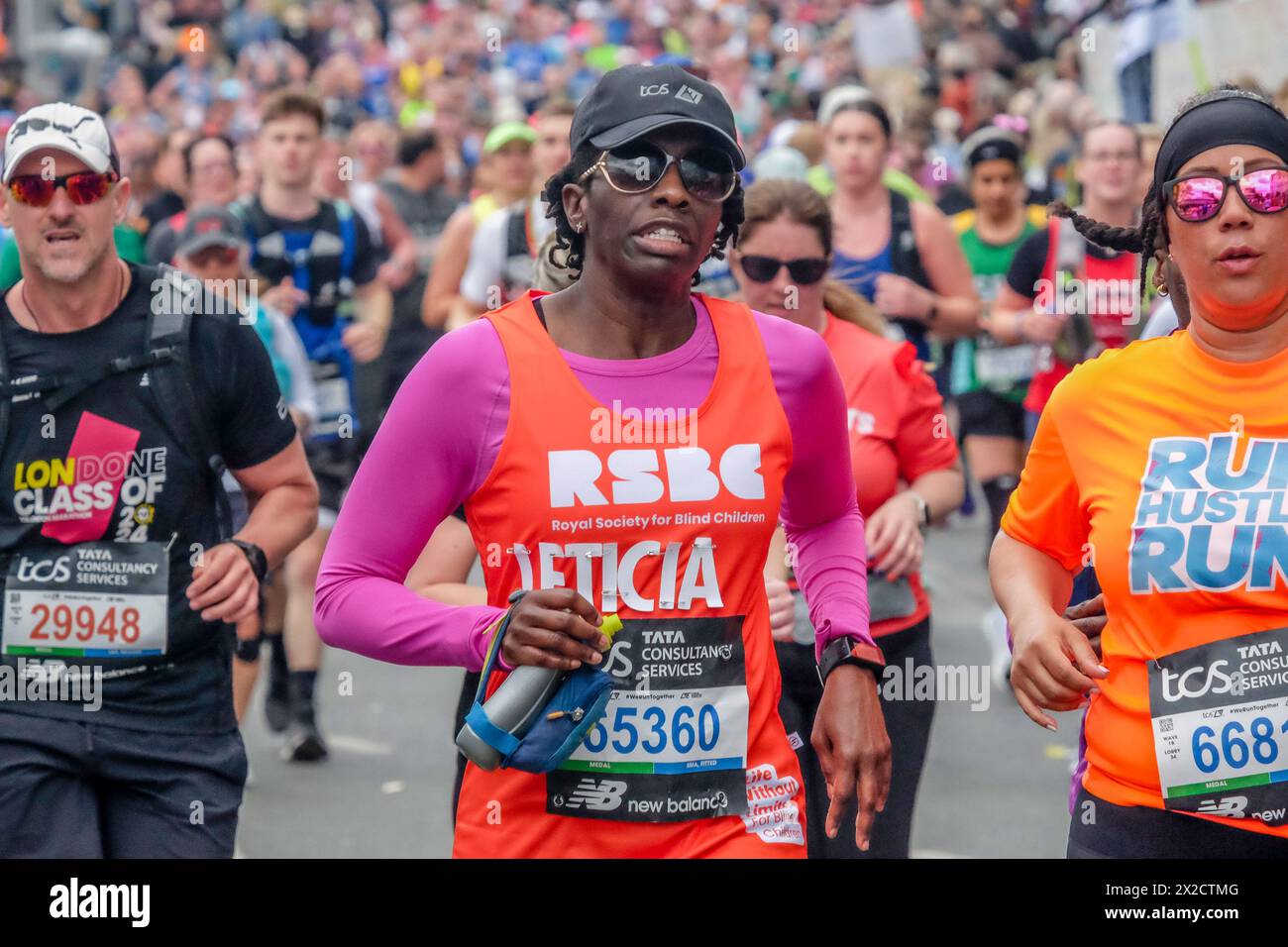 Marathon de Londres 2024 Banque D'Images