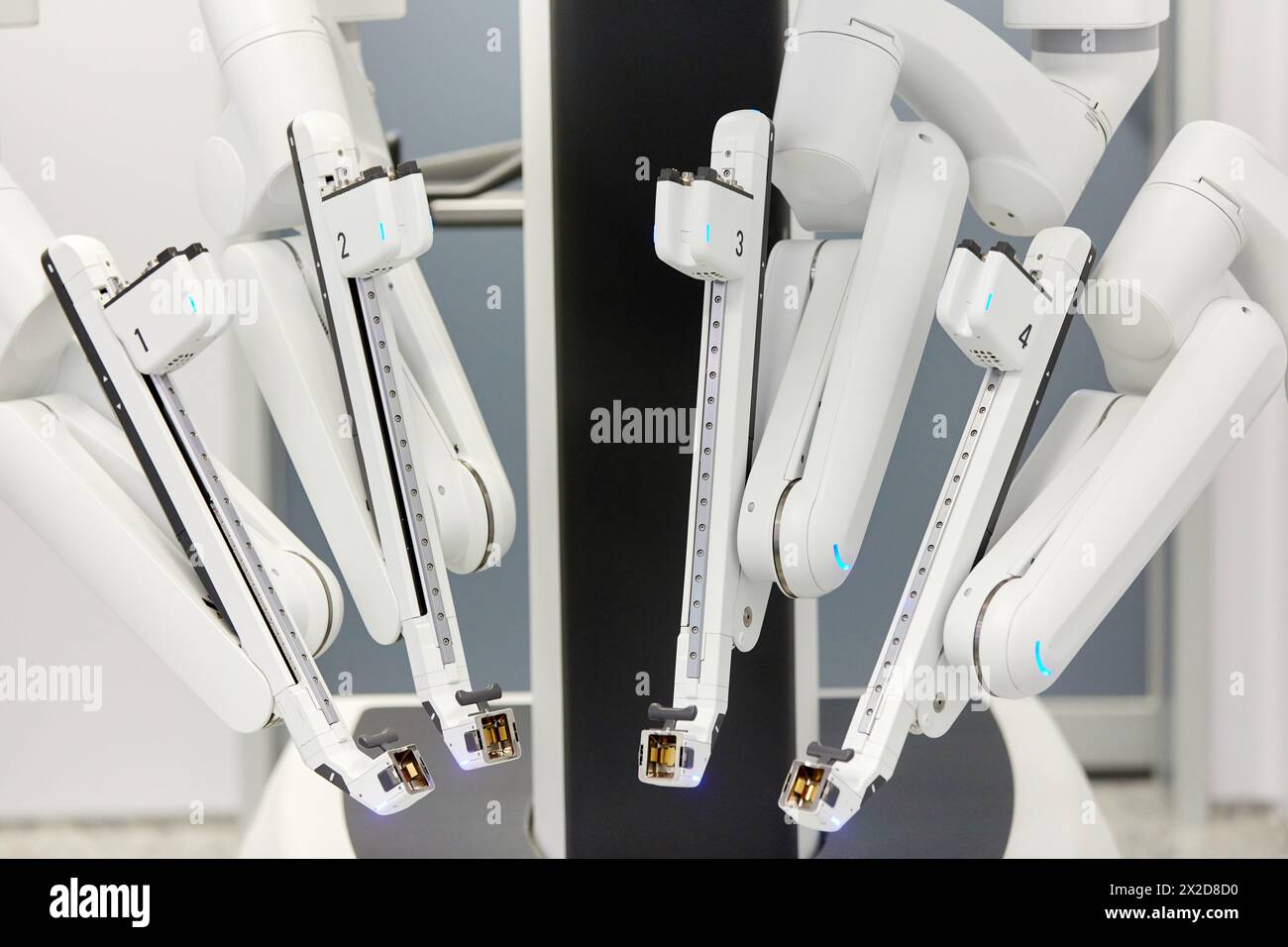 Traitement chirurgical du cancer de la prostate, prostatectomie radicale, robot chirurgical Da Vinci, Urologie, chirurgie, salle d'opération, hôpital Onkologikoa, oncolog Banque D'Images