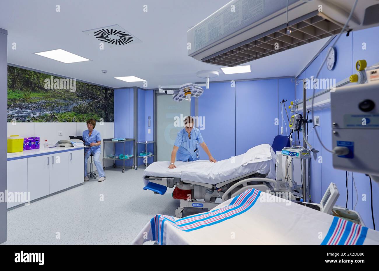 Salle d'accouchement, maternité, hôpital Donostia, San Sebastian, Gipuzkoa, Pays Basque, Espagne Banque D'Images