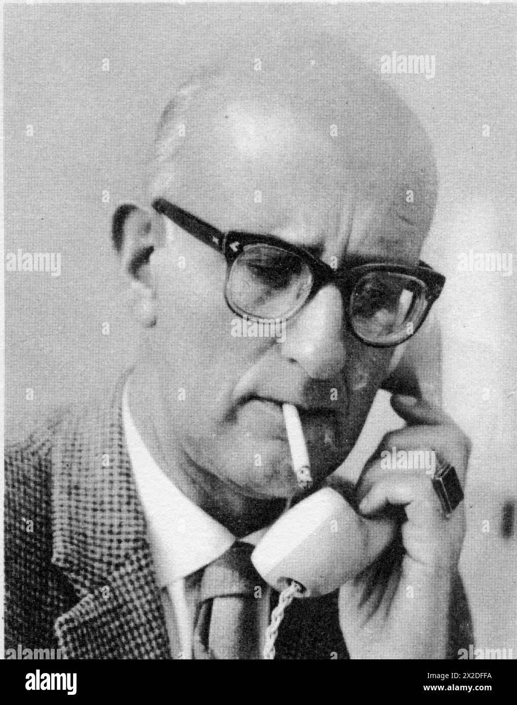 Warner, Juergen F., * 16.10.1913, journaliste allemand (deuxième télévision allemande), années 1960, AUTORISATION-ADDITIONNELLE-INFO-NOT-AVAILABLE Banque D'Images