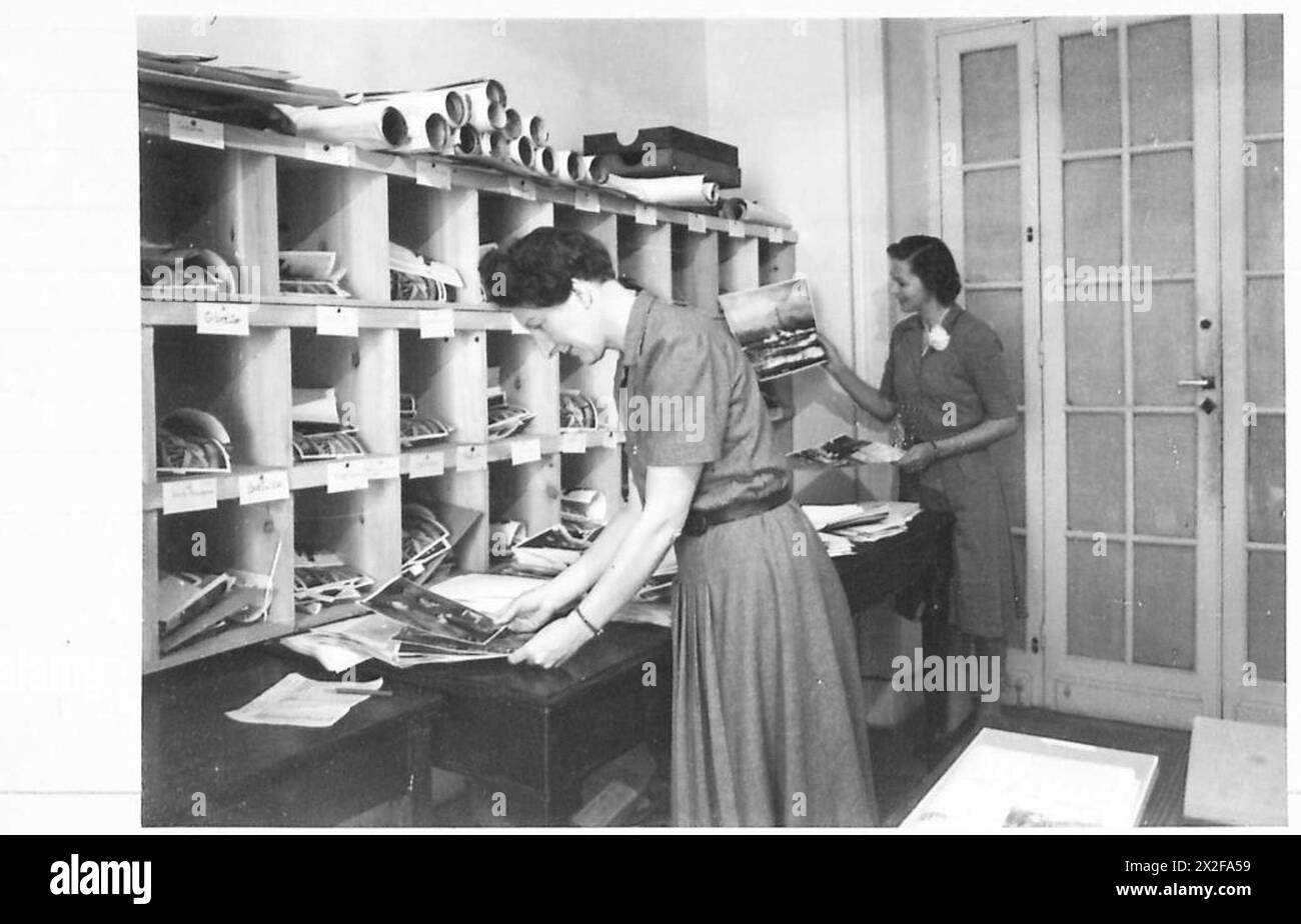 L'unité film et photographie de l'armée de la Direction de la propagande du moyen-Orient a géré la distribution des photographies militaires dans le monde entier. Banque D'Images