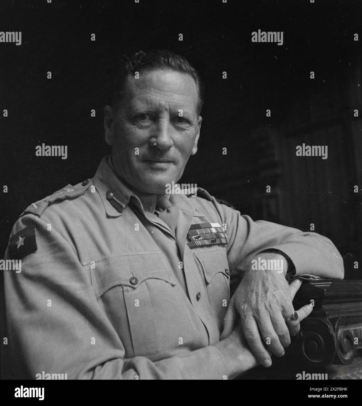 Le photographe Cecil Beaton documente la vie civile, les activités culturelles et les conditions de guerre en Inde, en Birmanie et en Chine de décembre 1943 à août 1944. Banque D'Images