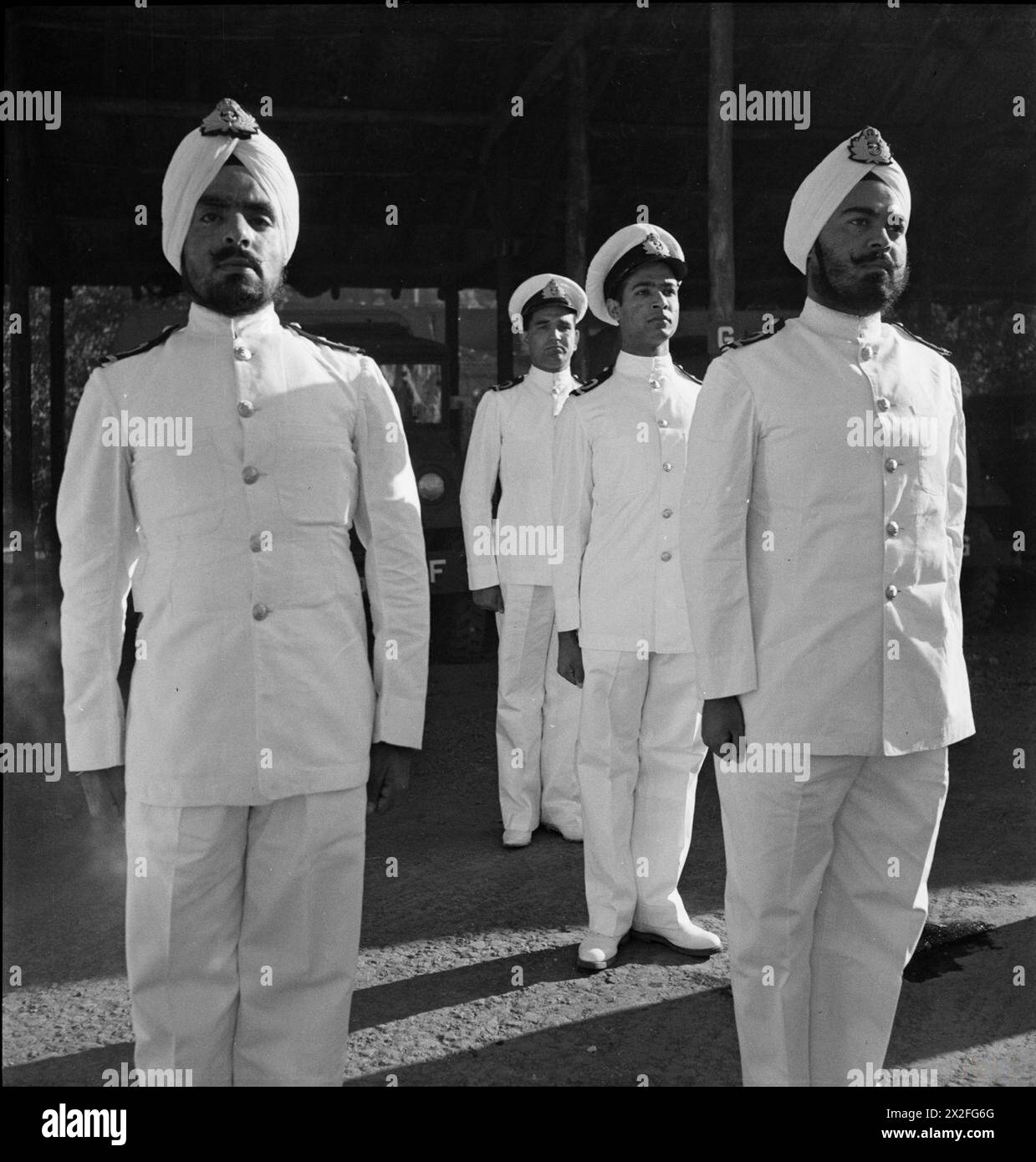 Cecil Beaton photographie la vie civile, les événements sociaux et les conditions de guerre en Inde, en Birmanie et en Chine de décembre 1943 à août 1944. Banque D'Images