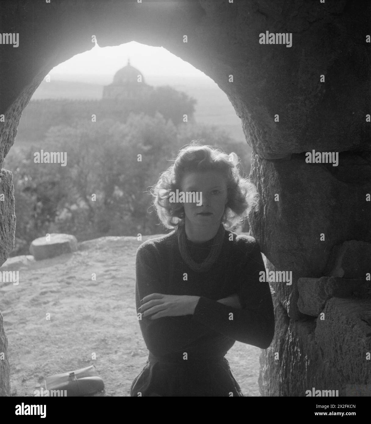 Photographies de Cecil Beaton prises en Inde, en Birmanie et en Chine entre décembre 1943 et août 1944, documentant les lieux, les personnes et les activités de ses voyages. Banque D'Images