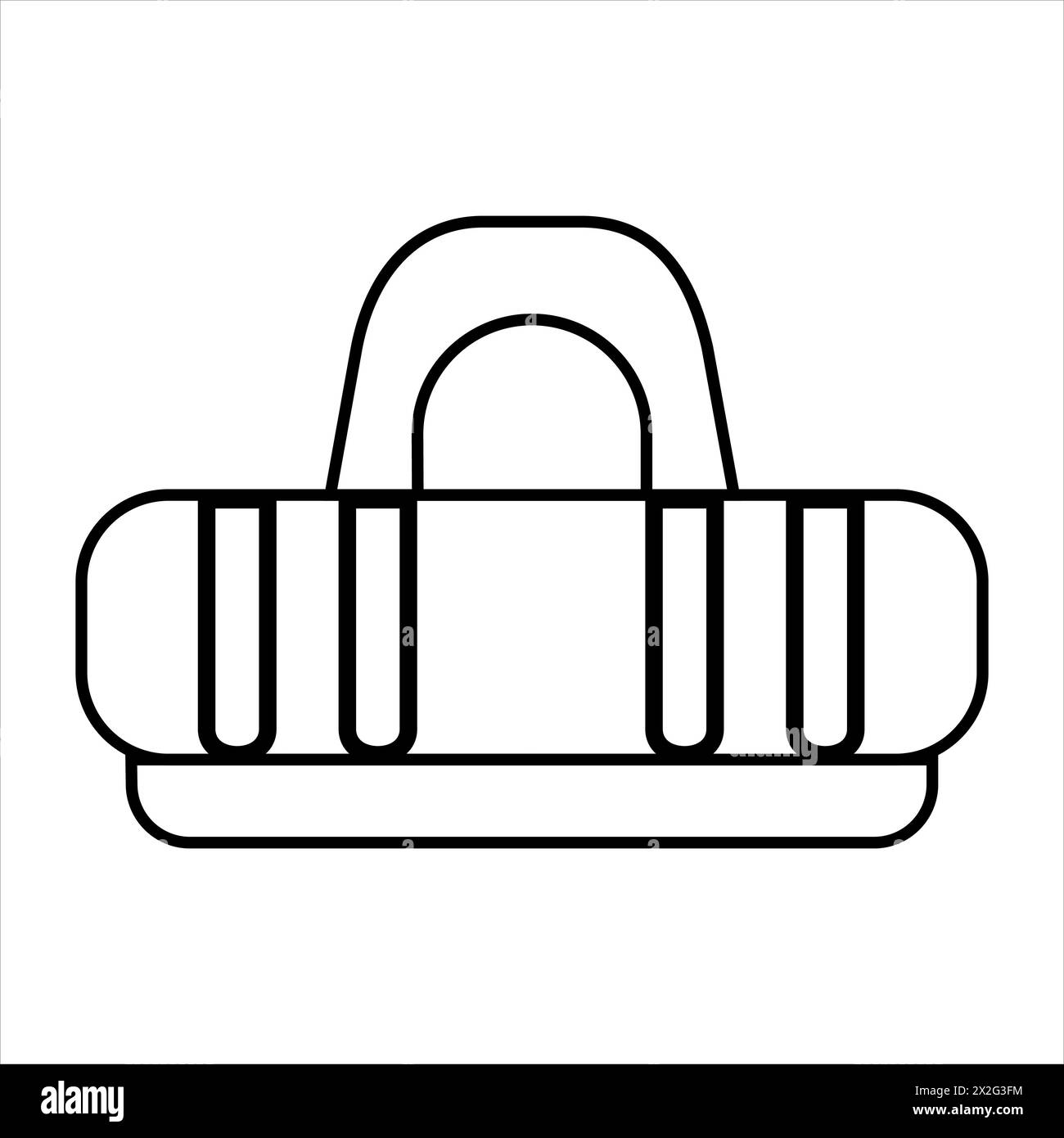 Clip de reliure pour la conception de concept. Illustration graphique vectorielle de trombone. Pince pour icône ; Web ; arrière-plan ; impression. Banque D'Images
