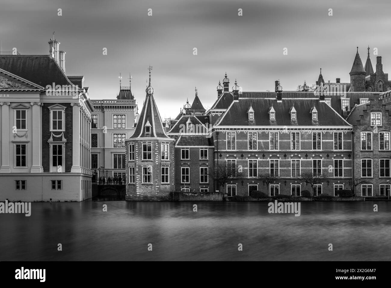 Binnenhof et het Torentje, Parlement, Sénat et Chambre des représentants néerlandais Banque D'Images