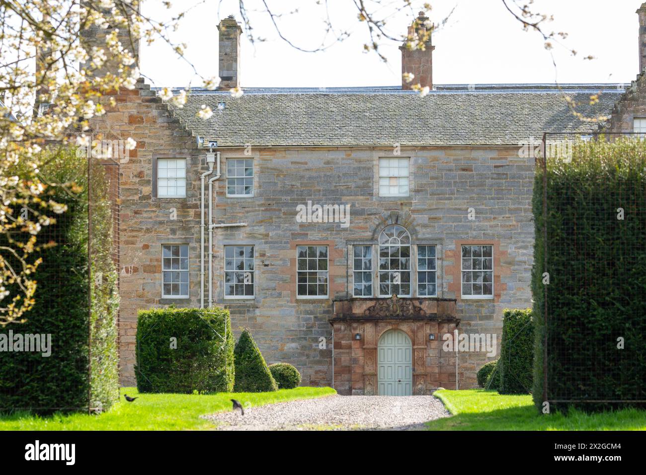 Le Balcaskie est une maison de campagne du XVIIe siècle située à Fife, en Écosse Banque D'Images