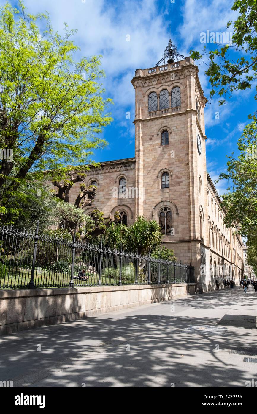 Altes Gebäude der Universität Barcelona, Spanien Barcelona Katalonien Spanien *** ancien bâtiment de l'Université de Barcelone, Espagne Barcelone Catalon Banque D'Images