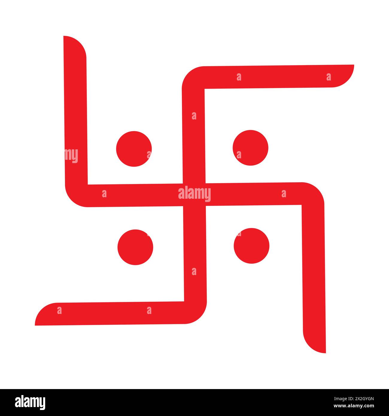 Icône religieuse Swastika Illustration de Vecteur