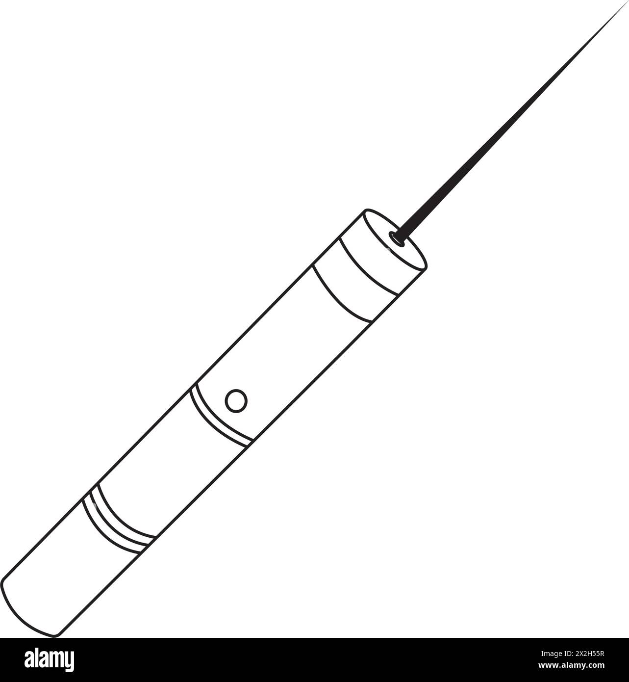 Symbole d'illustration vectorielle d'icône de pointeur laser Illustration de Vecteur