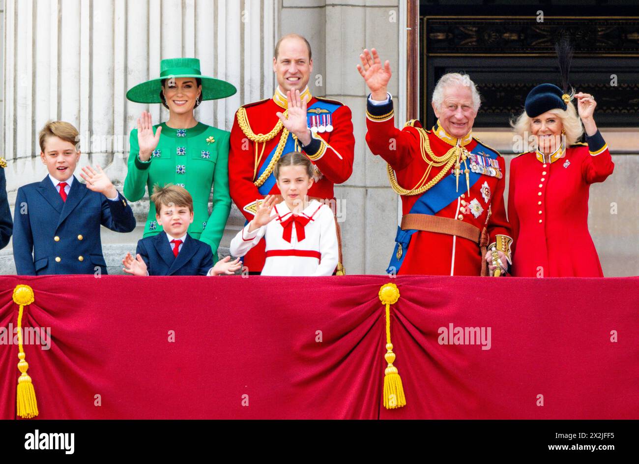 Londres, Royaume-Uni. 17 juin 2023. Le prince Louis célèbre son sixième anniversaire avec ses parents le prince William de Galles et Catherine Princesse de Galles, Kate Middleton et ses frères et sœurs le prince George et la princesse Charlotte au Royaume-Uni. Louis est l'un des petits-enfants du roi Charles III et est quatrième dans la succession au trône britannique derrière son père et ses frères et sœurs. (Photo de DPPA/SIPA USA) crédit : Sipa US/Alamy Live News Banque D'Images
