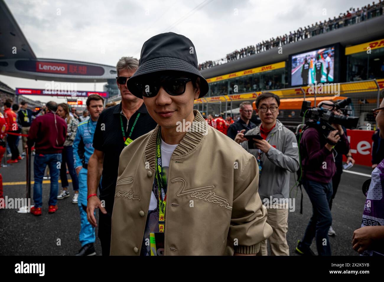 Shanghai, Chine, 21 avril, Grand Prix de Chine, du circuit international de Shanghai, Shanghai, Chine concourt pour le Grand Prix de Chine 2024. Jour de la course, manche 05 du championnat de formule 1 2024. Crédit : Michael Potts/Alamy Live News Banque D'Images