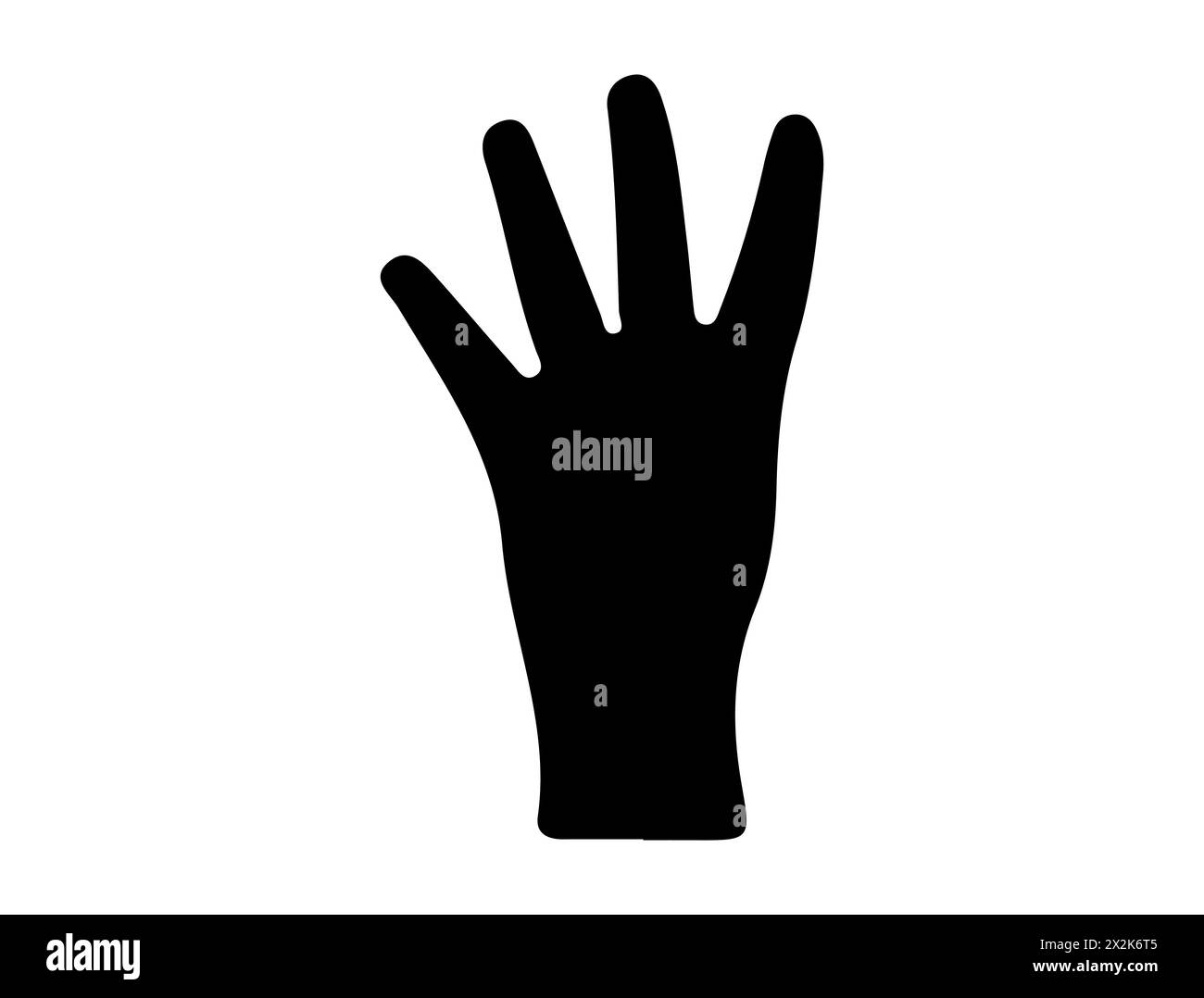 Art vectoriel de silhouette de geste de la main Illustration de Vecteur