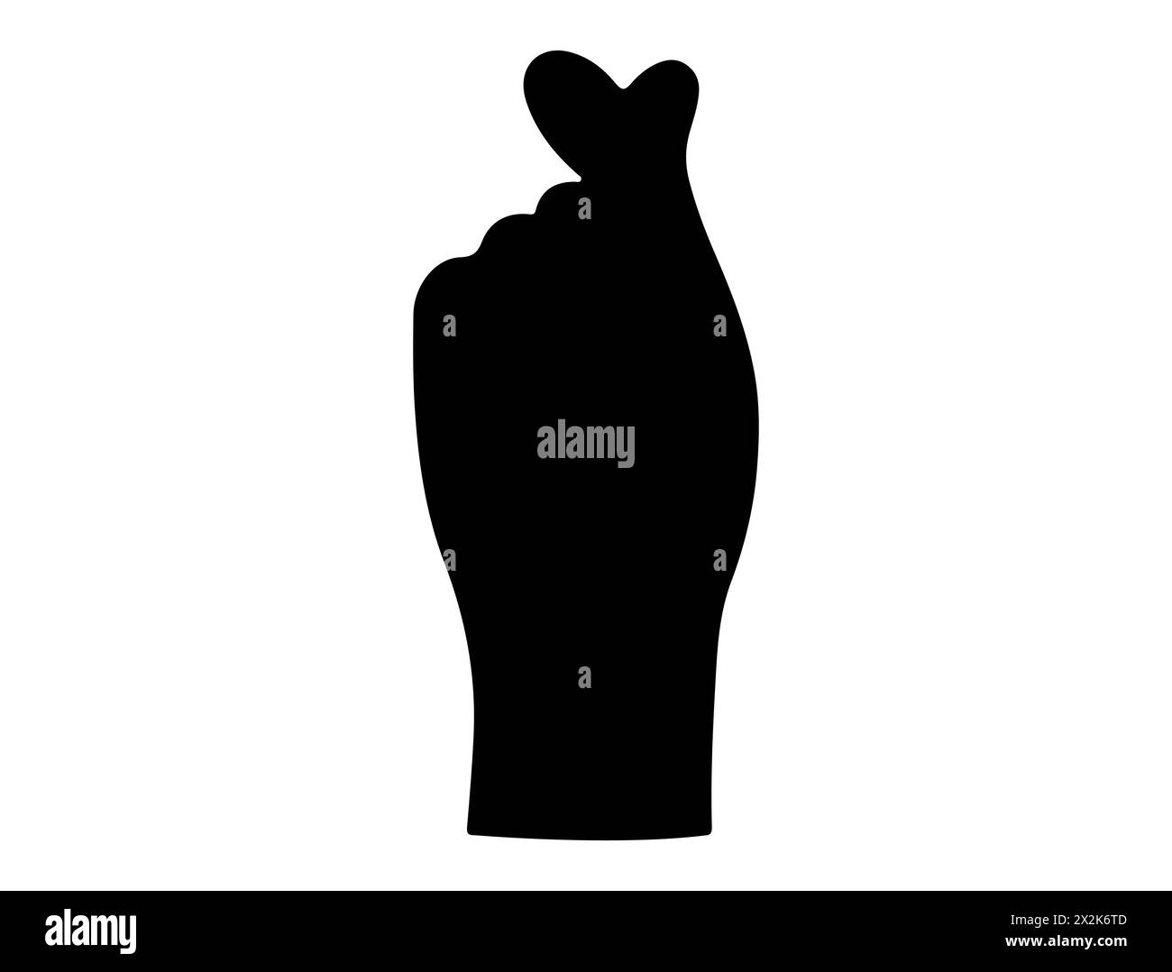 Art vectoriel de silhouette de geste de la main Illustration de Vecteur